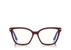 Tom Ford TF5641-B 075 Red Cat Eyeglasses Frame 53-15-140 W/clip On Sd* Pre-owned. Price: $480.00.