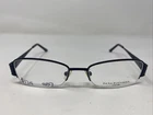 Dana Buchman Kishi By 50-17-135 Lapis Blue Half Rim Eyeglasses Frame DX58 New. Price: $52.00.