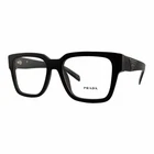 Prada 08ZV Black Square Eyeglasses Frames 54MM 18MM 140MM 1AB-101 New. Price: $130.00.