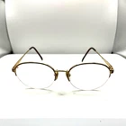Laura Ashley Eyeglasses Jessica Sanstone Half Rim Frames Only Brown 53-18-140 Pre-owned. Price: $17.59.