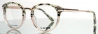 L.a.m.b. LA087 Blk Black Blush Womens Round Eyeglasses 50-21-135 B:45 New. Price: $54.99.