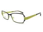Jean Lafont Eyeglasses Frame Helene 489 Black Green Cat Full Rim 52-18-133 New. Price: $199.99.