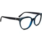 Coach Women's Eyeglasses Hc 6130 5533 Blue Laminate Round Frame 52 19 140 Pre-owned. Price: $79.99.