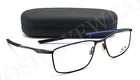 Oakley Socket 5.0 OX3217-0457 Satin Black/blue Square Eyeglass Frames 57-17-140 New. Price: $155.95.