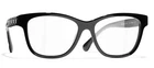 Chanel CH3443 760 Black With White Logo Optical Eyeglasses Demo Lenses New. Price: $235.88.