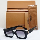 Burberry Sunglasses Delilah Black Gold Square Grey Gradient 4327 3001/11 51MM New. Price: $205.55.