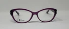 Christian Dior CD3281 8PC Purple Cat-eye Eyeglasses, 54-15-135 New Authentic. Price: $151.00.