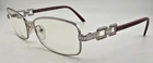 Prada Eyeglasses Frames Vpr 54M 1BC-101 Silver / Jeweled Red 52-16-135 Italy Pre-owned. Price: $58.88.