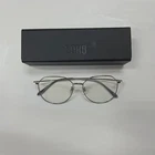 Loho Silver Metal Full Rim Eyeglass Frames 55-15-145 W/ Case Pre-owned. Price: $32.00.