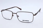 Harley-davidson Hd 0763 049 Rectangle Dark Brown Eyeglasses Clear Lenses 56MM New. Price: $63.71.