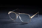 Vtg Safilo Elasta 3022/P Gold Aviator Frames Italy 58-16-145 Men Large Pre-owned. Price: $64.98.