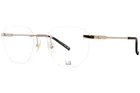 Dunhill DU0066O 007 Eyeglasses Frame Men's Gold Rimless Style 55-MM New. Price: $219.95.