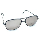 Hudson Z 87 Black Metal Square Aviator Sunglasses Frames 59-16 145 Women Pre-owned. Price: $64.99.