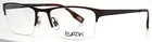 Evatik 9164 941 Brown Mens Rectangle Half Rim Eyeglasses 55-20-140 B:37 New. Price: $64.99.