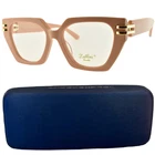 New! Zellini Lunettes Mb 1420 C2 Beige Cat Full Rim Optical Frame Eyeglasses. Price: $169.99.