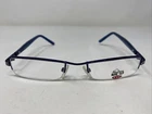 Csc Mystique 4701 Blue 50-19-135 Navy Metal Half Rim Eyeglasses Frame WX84 New. Price: $42.50.