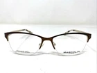 Marcolin Eyewear MA5001 047 54-16-140 Brown/gold Half Rim Eyeglasses Frame +I10 New. Price: $67.20.
