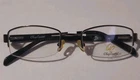Oleg Cassini Eyeglasses Frame OCO341WM Dk Brown Metal Women's Half Rim 50-20-135 New. Price: $19.95.