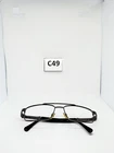 Enhance 3841 Shiny Black Rectangle Eyeglass Frames 54-16-145 Pre-owned. Price: $25.00.