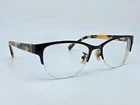 Coach HC5078 9253 Satin Black Honey Mosaic Semi Rimless Eyeglasses Frame 52MM Pre-owned. Price: $35.99.
