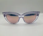 Just Cavalli JC746S 22Z Crystal Cat Eye Mirrored Sunglasses Frames 52-18-140 New. Price: $119.60.