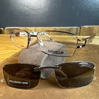 Easyclip S2434 Eyeglass Women's Brown With Lens 51-16-135 Frames Only New. Price: $16.87.