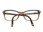 Versace Mod 3156 934 Crystal Brown Striped Eyeglass Frames Only Italy 135 Pre-owned. Price: $33.24.