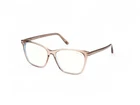 Authentic Tom Ford TF5762-B 045 Shiny Light Brown Demo Lens Eyeglasses New. Price: $150.00.