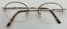 Nino Balli NB019DG46 Demi Gold Eyeglasses Frames Only 46-21-135 Metal Half Rim Pre-owned. Price: $16.09.