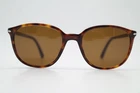 Persol 3317-V Brown Silver Oval Sunglasses New. Price: $161.96.