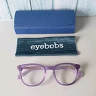 Eyebobs "fresh Eyes" Bluelight Glasses W/ Matching Case And Cleansing Cloth Pre-owned. Price: $42.00.