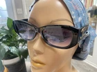 Chanel Women's Butterfly Sunglasses Black Frame And Purple Lenses Has Case Pre-owned. Price: $135.00.