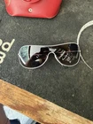 Ray-ban RB3211 032/8G Small White Frame Shield Sunglasses With Mirrored Lenses Pre-owned. Price: $65.00.