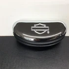 Harley Davidson Chrome Hard Clamshell Sunglasses Case Used. Price: $17.00.
