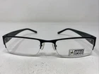 Apollo Eyewear AP129 Black 55-20-150 Metal Half Rim Eyeglasses Frame WJ07 New. Price: $40.00.