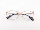 Rag & Bone Eyeglasses, Frames Only, RNB3006 35J, 52-16-140, Clear Sand/gold Pre-owned. Price: $39.99.