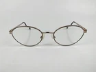 Anne Klein Eyeglasses Frame Italy 2010 K1028 Women 52 18 135MM Gold Metal Oval Pre-owned. Price: $29.97.