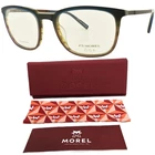 New Morel 10152O BM09 Blue Brown Square Unisex Acetate Optical Frame Eyeglasses. Price: $99.99.
