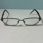 Gucci 4251 Tuv Eyeglasses Women's Bronze Full Rim Chainlink Case Frames Only Pre-owned. Price: $60.00.