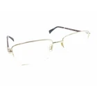 Cole Haan CH4002 717 Gold Brown Half Rim Eyeglasses Frames 53-18 140 Women Pre-owned. Price: $64.99.