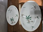 Noritake Canton 5027 Porcelain Oval Platters Set Of Bamboo Design Japan Used. Price: $18.00.