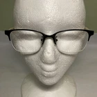 Coach Hc 5047 Evie 9160 Eyeglasses Frames Womens Black/ Ivory Horn 50-17-135 Pre-owned. Price: $34.00.