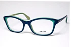 Prada Vpr 05P OAB-1O1 Blue On Green Size 52/18/140 Made In Italy Eyeglasses New. Price: $162.00.