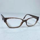 Versace Eyeglasses Mod 3172 991 Brown Crystal 54-16-135 Flex Hinge Frame Only Pre-owned. Price: $39.95.