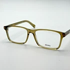 Ermenegildo Zegna Eyeglasses Frames EZ5333 048 Shiny Dark Brown Rectangle 57MM New. Price: $158.88.