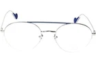 Moncler 5061 016 Silver Round Semi Rimless Metal Eyeglasses Frame 51-20-145 New. Price: $183.60.