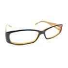 Prada Vpr 10H 2BX-1O1 Black Silver Orange Eyeglasses Frames 53-13 135 Italy Pre-owned. Price: $59.99.