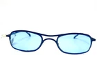 L.a.eyeworks Sunglasses Slim 554 Blue Rectangular Frames 48 28 125 Mm A1 New. Price: $51.98.