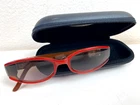 Robert Marc Sunwear 523-48 Deep Red Fashion Eyewear Rectangular Frame Hard Case Pre-owned. Price: $45.16.
