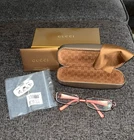 Gucci GG2811 Vintage Brown Eyeglass Frames Embellished W/ Case Italy Pre-owned. Price: $79.25.